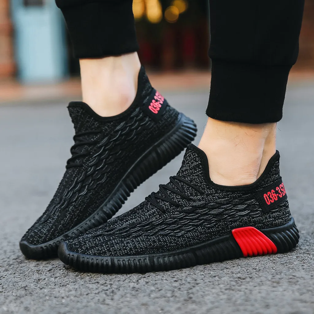 Мужская обувь кроссовки летние с рыбками тканевые Zapatillas Deportivas Hombre дышащая