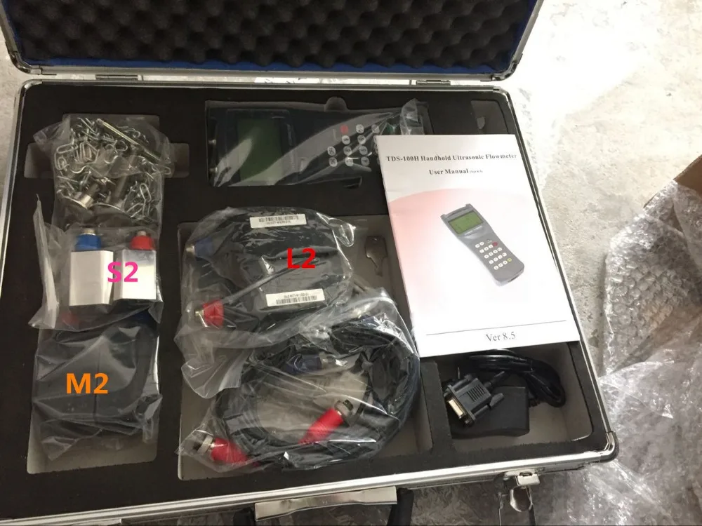 

TDS-100H Ultrasonic Flow meter ( 15-6000mm ) S2 /M2/L2