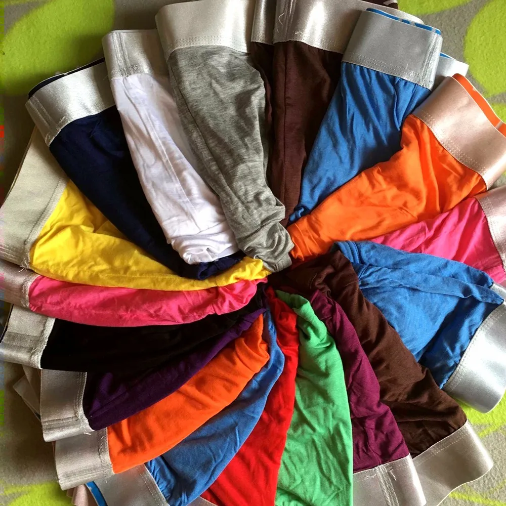 Нижнее белье мужское мягкое дышащее из хлопка со средней посадкой|Мужские трусы