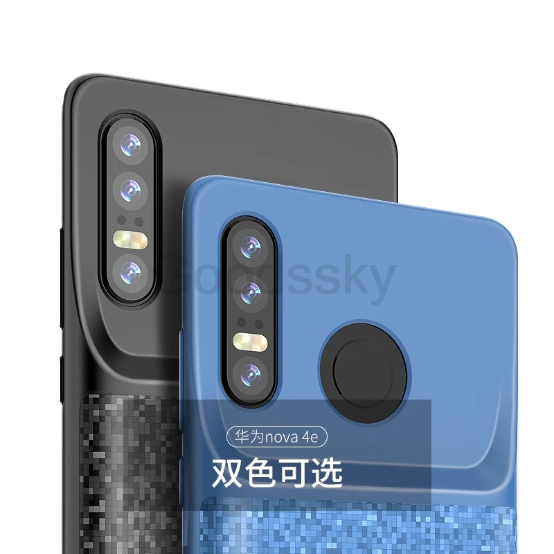 Чехол-батарея для huawei Nova 4e, Силиконовый противоударный тонкий внешний аккумулятор, зарядное устройство, чехол P30 Lite, запасная зарядка, задняя крышка