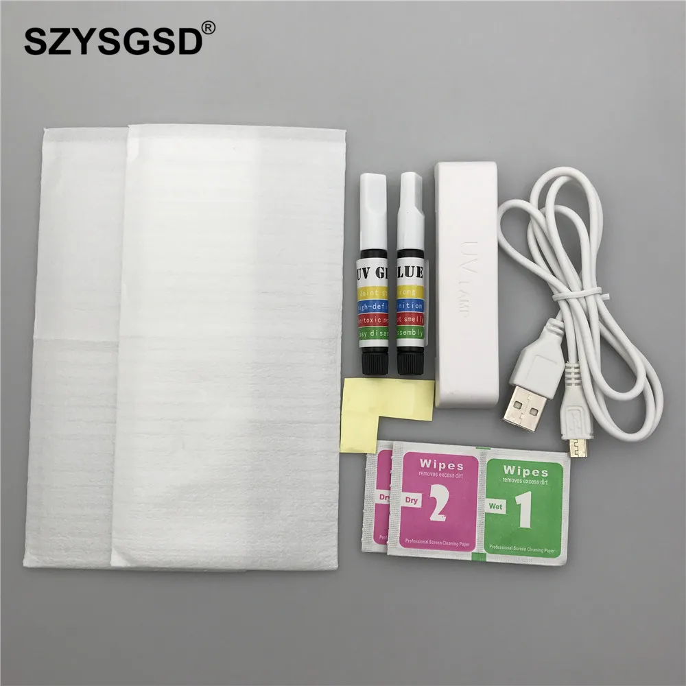 SZYSGSD Nano Liquid Полный Клей закаленное Стекло для samsung Galaxy S8 S9Plus Note8 УФ жидкий клей