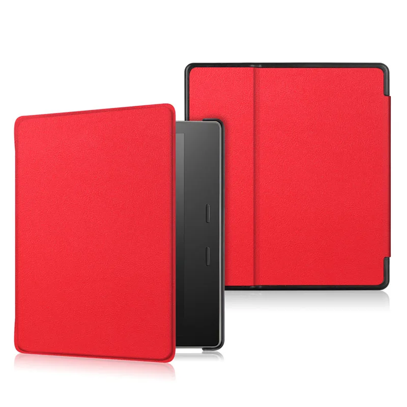 case Магнитный чехол для Amazon Kindle Oasis 7,0 из искусственной кожи, чехол для Kindle Oasis Smart Wake Up E-Reader Coque - Цвет: case