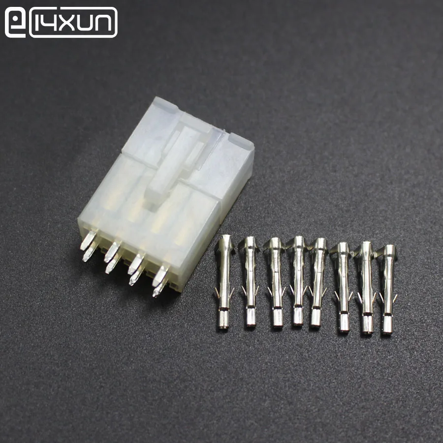 20 комплектов 4 2 мм 5557/5569 8P автомобильный жгут проводов разъем 8pin штекер и гнездо