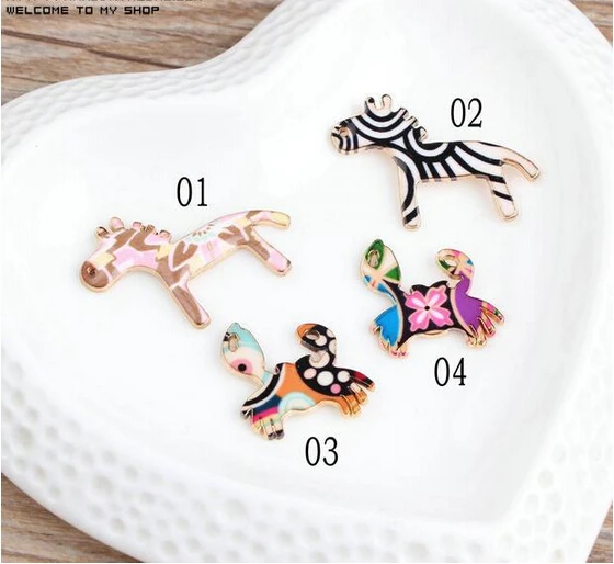 Бесплатная доставка цветной яркий узор сплав капля масляное золото Мультфильм