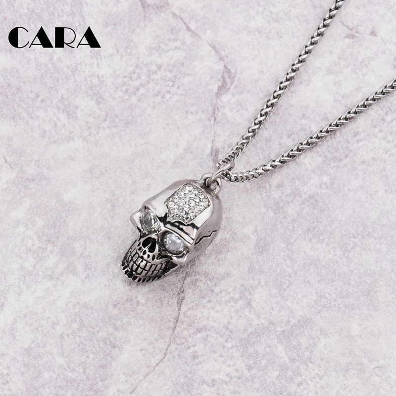 Новинка 2019 года ожерелье с черепом из нержавеющей стали 316L высокое качество