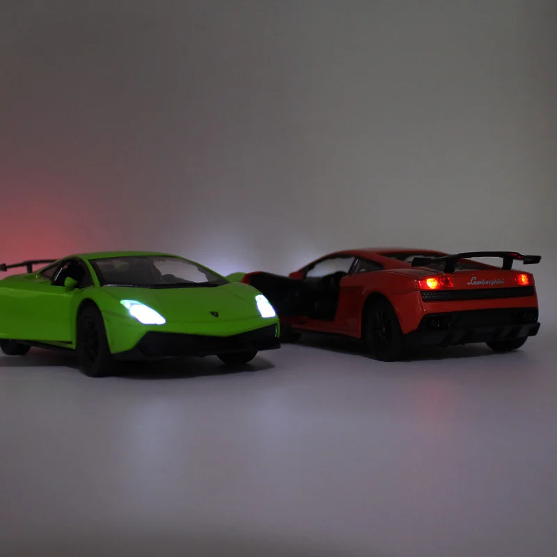 1:32 Lambo LP570 детские игрушки спортивный автомобиль литье под давлением модель