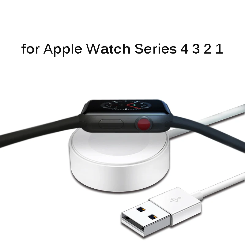 Suntaiho Беспроводной Зарядное устройство для Apple iWatch серии 4 3 2 USB кабель Магнитная