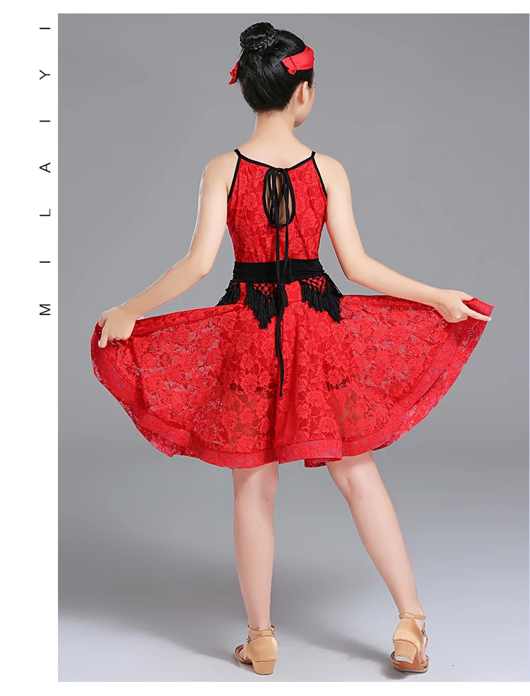 Платье-юбка Детское для латиноамериканских танцев танго | Тематическая одежда и