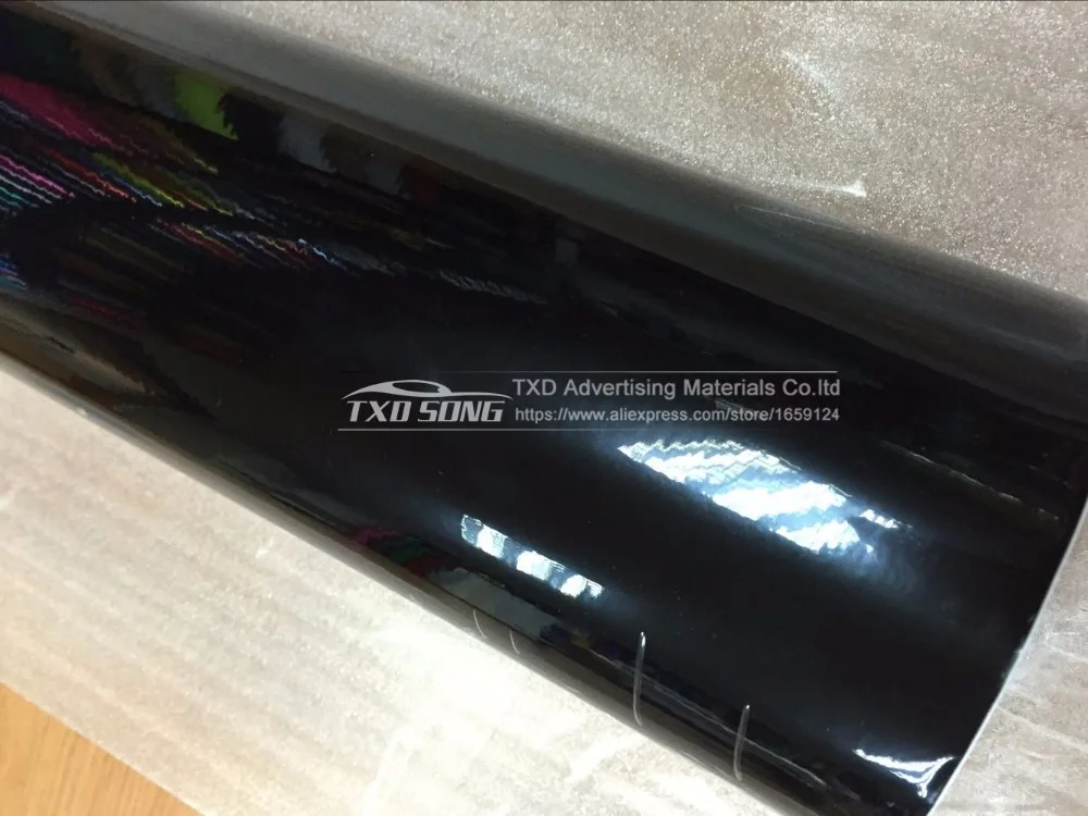 Высокоглянцевая 3 слойная наклейка на крышу солнца глянцевая черная виниловая