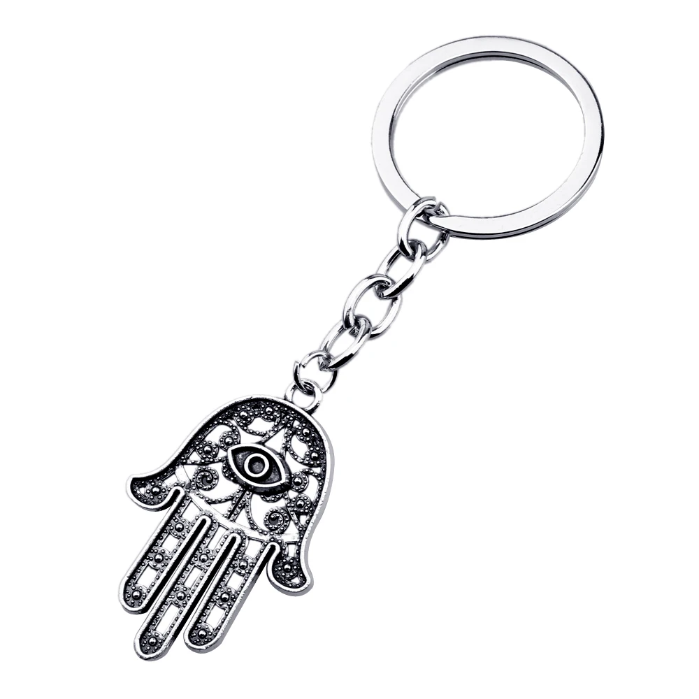 Цепочка для ключей от руки Hamsa цепочка ювелирные изделия мужчин и женщин |