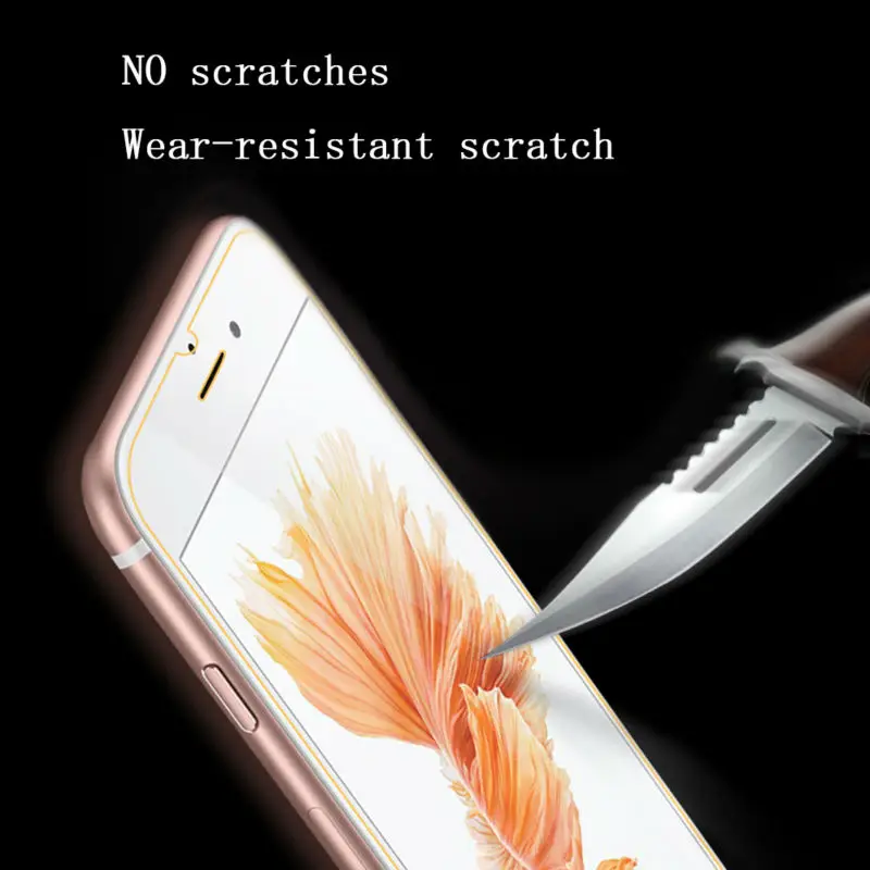 CAMDEMS 100шт 2.5D 0.3мм закаленное стекло для экрана протектор защитная пленка iPhone 6 6s 6plus