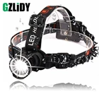 Сверхъяркий светодиодный налобный фонарь T6, светодиодный налобный фонарь с возможностью масштабирования, 3 режима поворота, налобный фонарь с возможностью масштабирования, использование 3 батареек AA