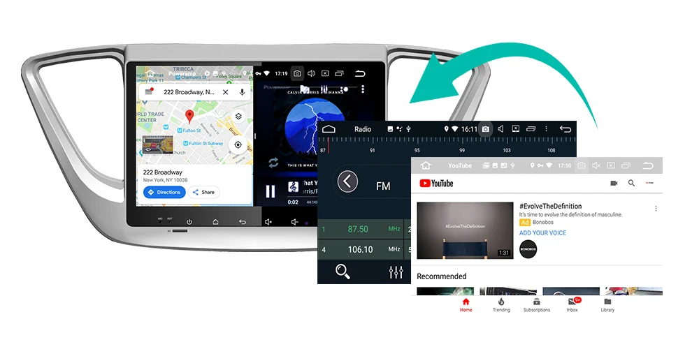 Belsee Android 9,0 для hyundai Solaris Verna Accent автомобильный gps-навигация, радио, стерео аудио плеер 4 Гб 64 Гб ips экран