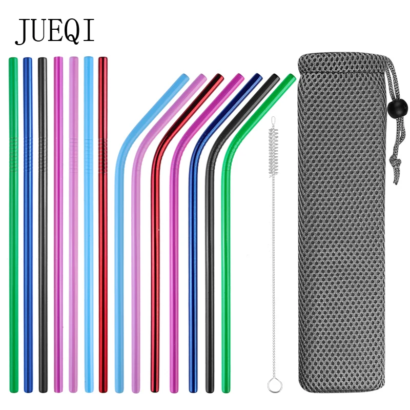 Многоразовая Питьевая соломка высокого качества 304 металлическая соломинка из