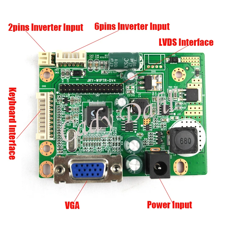 Плата контроллера VGA 30P LVDS с 2/6 контактами 2 0 мм инвертор светодиодный