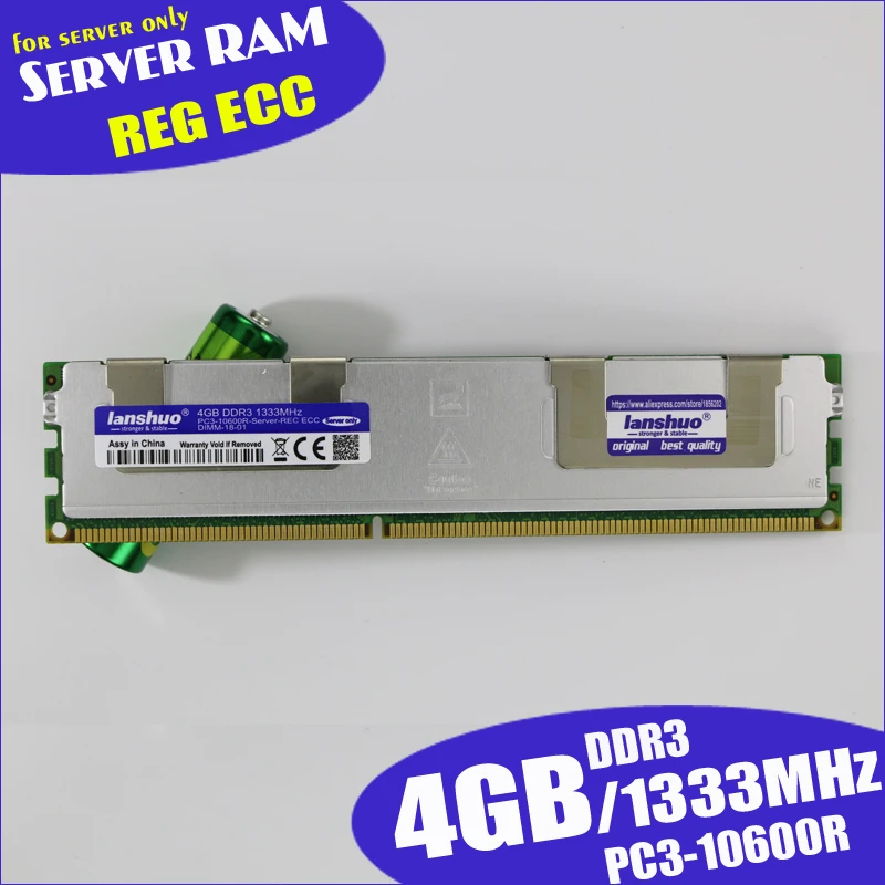 SEC 8GB DDR3 1333MHz 8G 1333 REG ECC радиатор Серверная память оперативная память работает 16gb 24gb 16g 24g 32gb 32g пожизненная гарантия LGA 2011