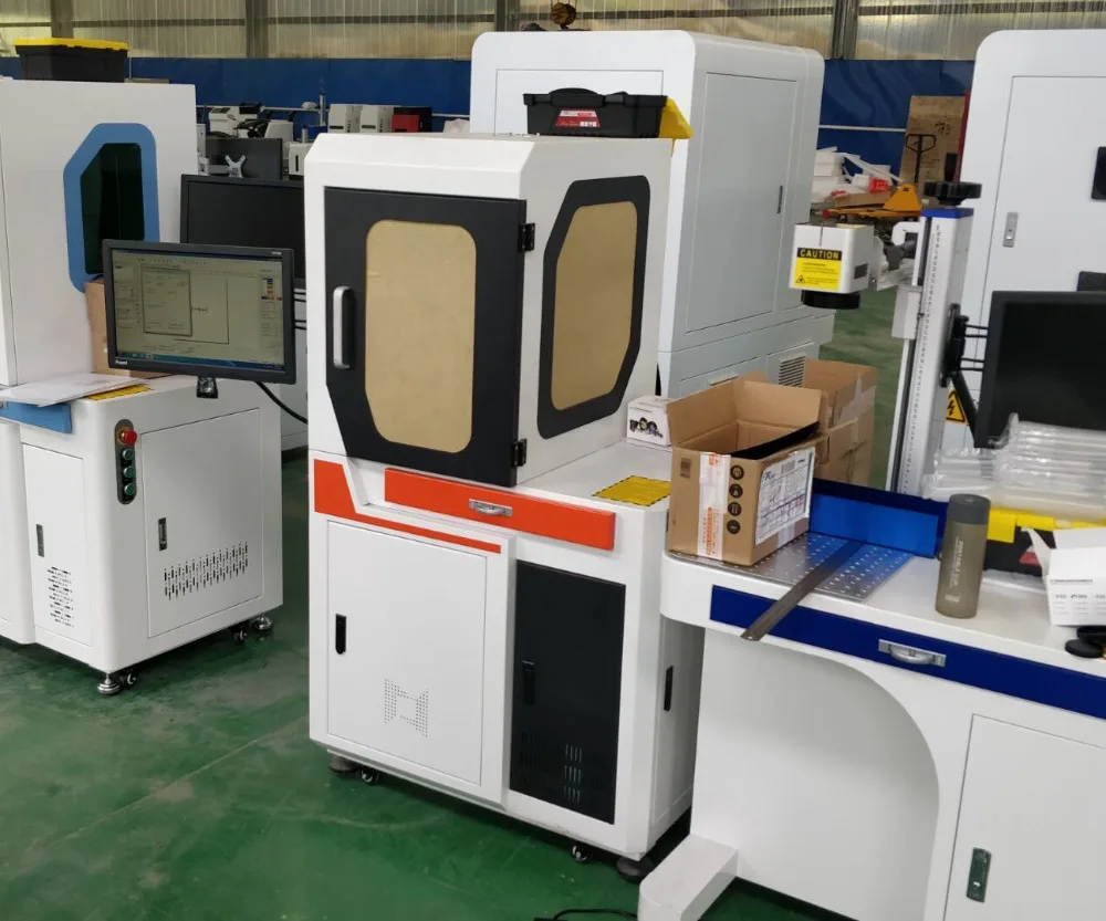 Волоконно лазерная маркировочная машина с полным покрытием ce/металлический