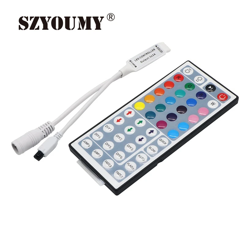 SZYOUMY Mini 44 клавиши RGB Led контроллер DC12V 6A с ИК пультом дистанционного управления