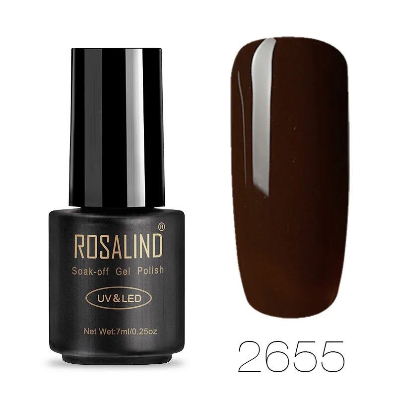 RA2655 ROSALIND, 7 мл, кофейный цвет, Гель-лак для ногтей,, товар, УФ-лак для ногтей, гибридный гвоздь, Гель-лак для ногтей - Цвет: RA2655