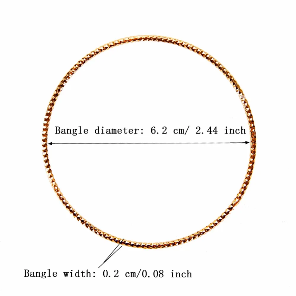 1 шт. в африканском стиле золотого цвета Блестящий Браслеты для женщин и девочек