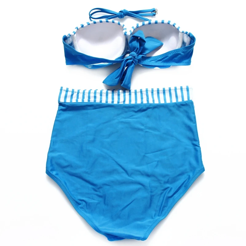 Suittop Трусики бикини 2017 женская обувь ткань в горошек комплект Купальники для