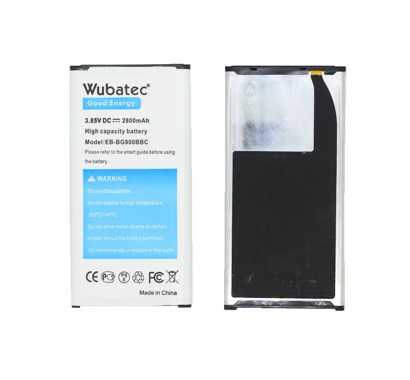 Wubatec 3x 2800mAh аккумулятор NFC + настенное зарядное устройство для Samsung Galaxy S5 i9600 i9602 i9605