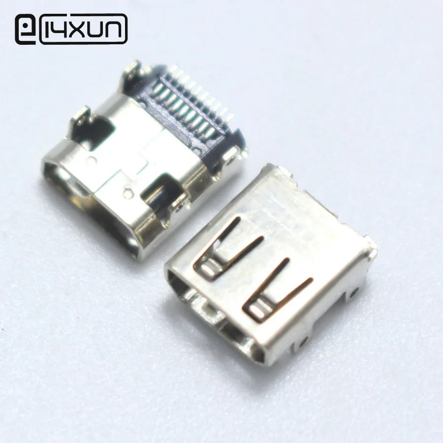 1 шт. 19Pin SMD разъем Micro HDMI с 4 выводами корпуса DIP AF гнездо HD видео для планшетных ПК