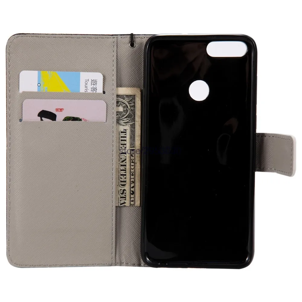 Чехол-Кошелек для huawei P Smart FIG-LX1 FIG-LA1 P Smart P FIG-LX1 флип-чехол для телефона из искусственной кожи чехол-коробка для huawei Honor 9 Lite