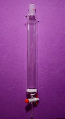 400 мл колонка для хроматографии внешний диаметр = 40 мм Длина корпуса 300 24/40 кран из