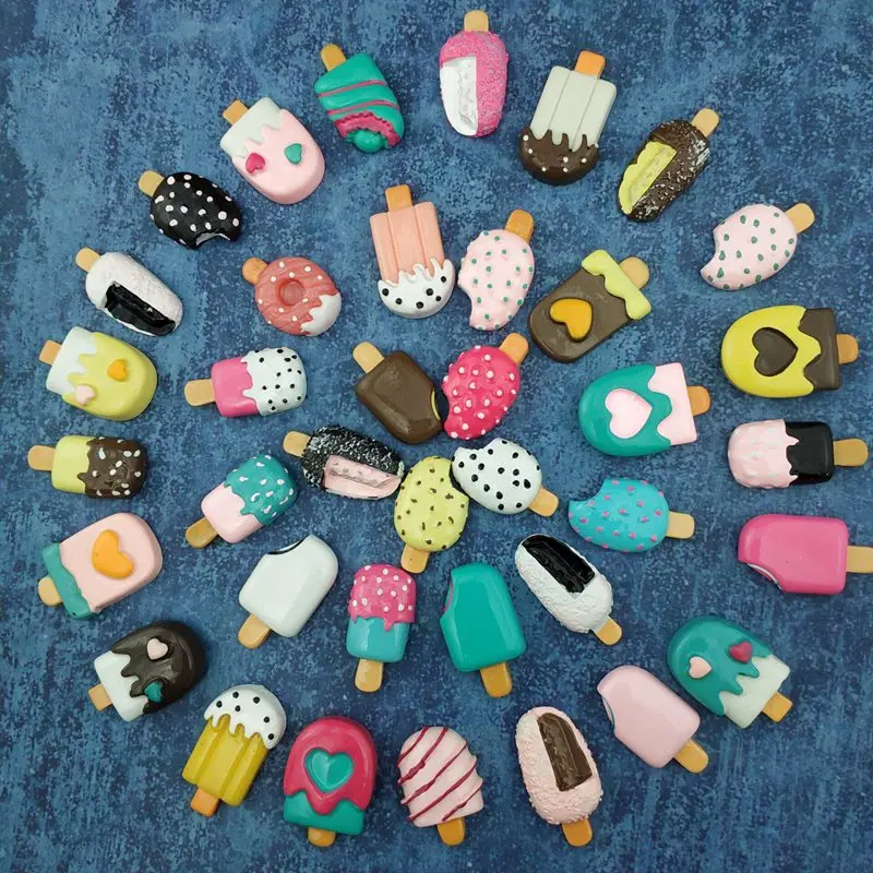 Random 30 pcs Medium Набор магнитов на холодильник в виде мороженого, 20 шт., набор магнитов для домашнего декора, магнит на холодильник, сильные неодимовые магнитные наклейки, фото, офис - Цвет: Random 30 pcs Medium