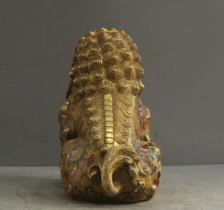 Китайская Статуэтка из перегородчатой перегородки 10 дюймов | Дом и сад