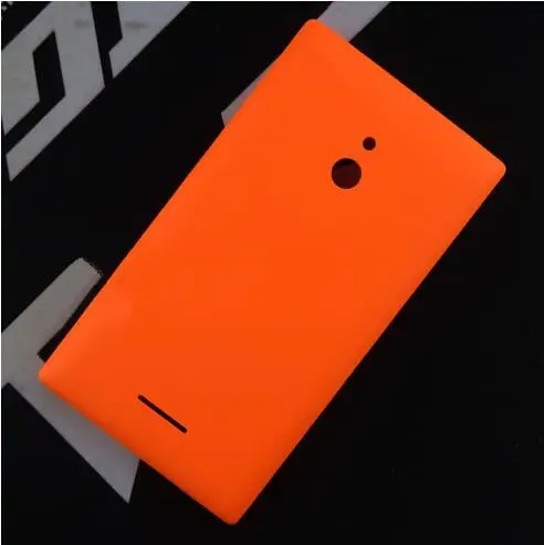 Чехол на заднюю батарейку для Nokia XL, задняя крышка, чехол для microsoft Lumia XL, задняя крышка+ 1 пленка для экрана - Цвет: orange