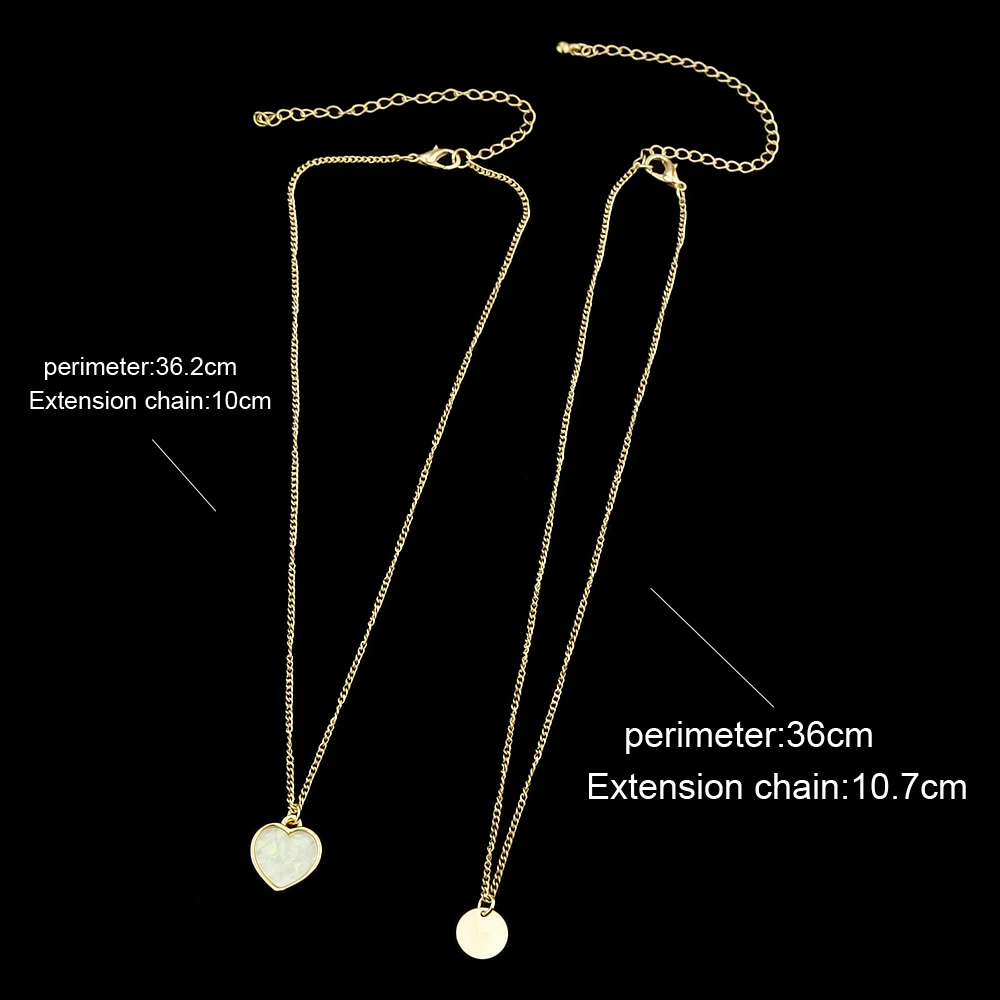 2 шт./компл. минималистский Стиль серебро Цвет золото нескольких слоев цепи