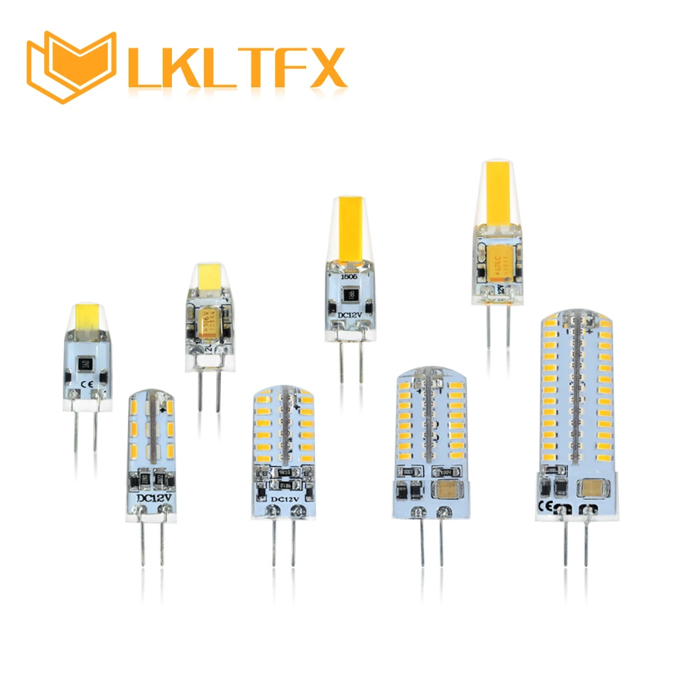 Светодиодная лампочка LKLTFX G4 мини кукуруза 12 В переменного тока/12 постоянного