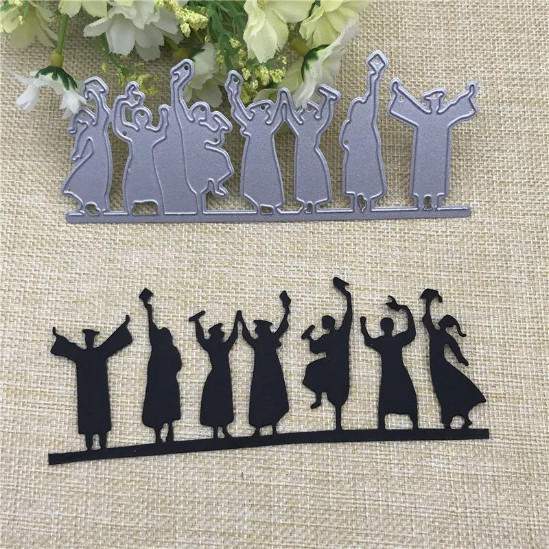 

Happy Graduates Metal Cutting Dies Stencils For Card Making Decorative Embossing Suit Paper Cards Stamp DIY