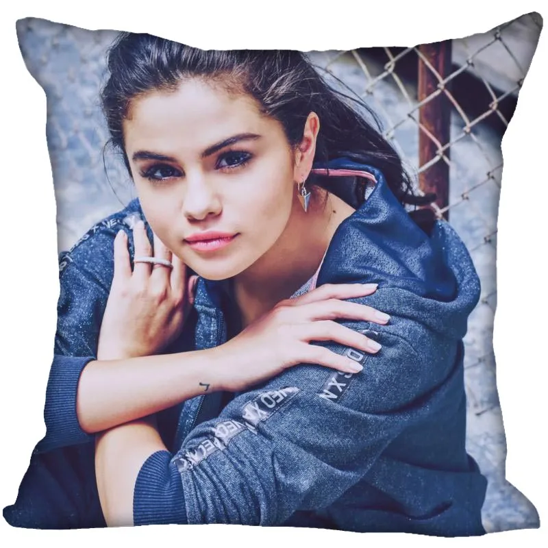 Чехол для подушки Selena Gomez дома декоративный чехол на Невидимый молнии s 40X40