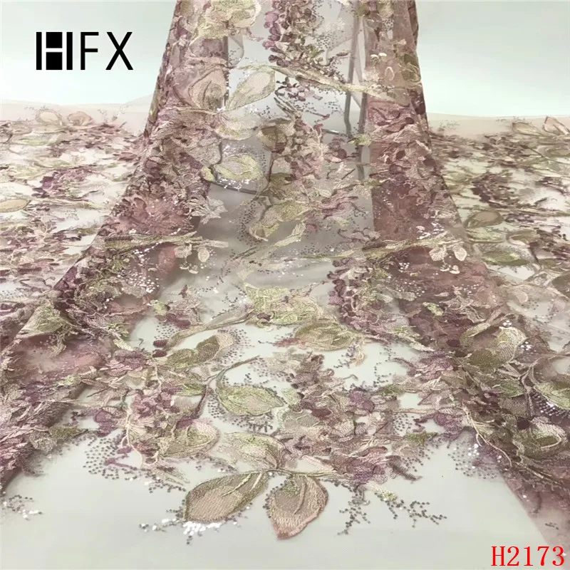 HFX последние Африканские кружева 2019 высокое качество нигерийские кружевные
