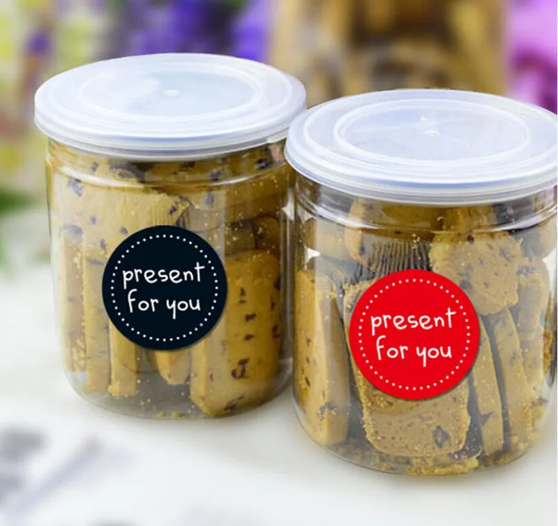 320 шт./лот красный и черный подарок для вас самоклеящаяся наклейка DIY Ручная