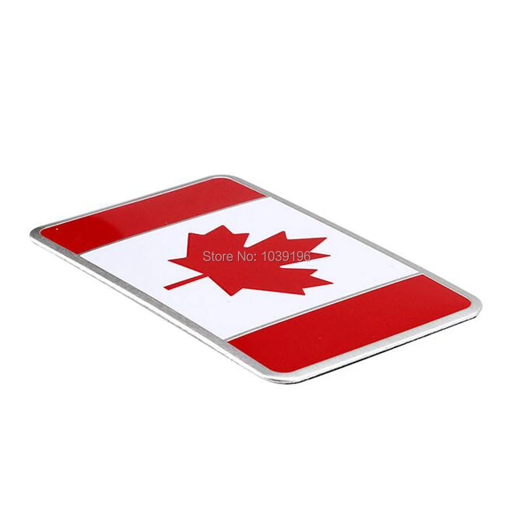 Автомобильный Стайлинг новый дизайн канадский Национальный флаг 3D