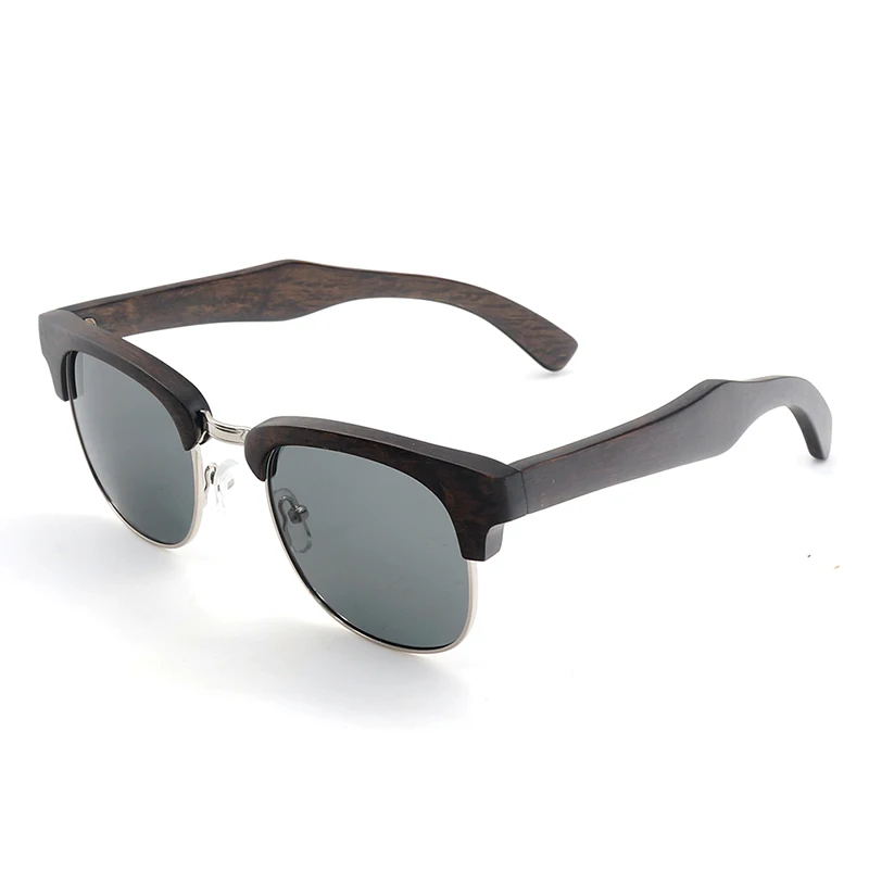 Gafas de sol hombre BOBO BIRD брендовые черные деревянные солнцезащитные очки для женщин и