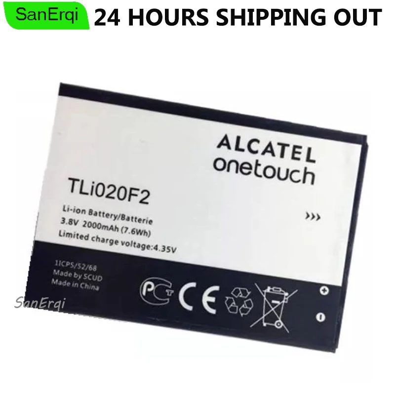 Аккумулятор для Alcatel C7 One Touch Pop 2 5042d TCL J726T J720T 7040 OT 7040D TLI020F1|Аккумуляторы мобильных