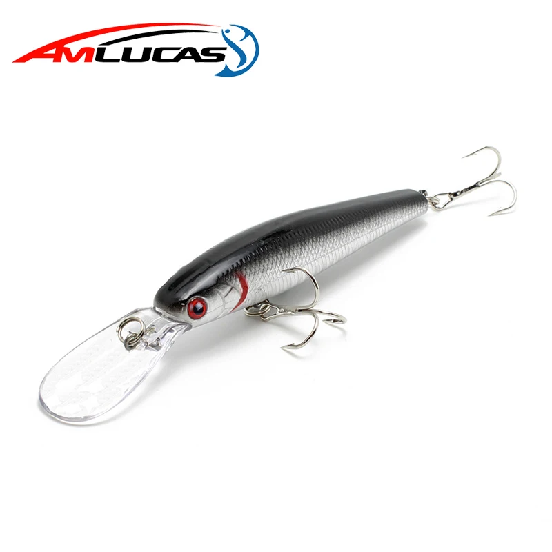 Amlucas 12 5 cm 14g японская твердая наживка Рыболовная Приманка Minnow Crankbait искусственные