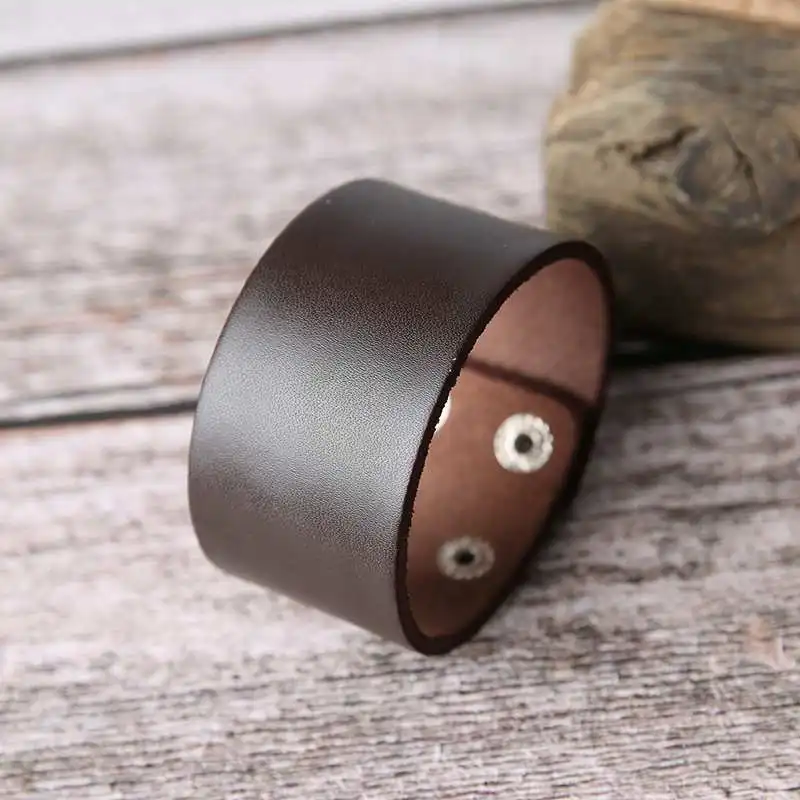 DC панк кожа Панк Широкий Браслеты модные очаровательные украшения подарок ко Дню