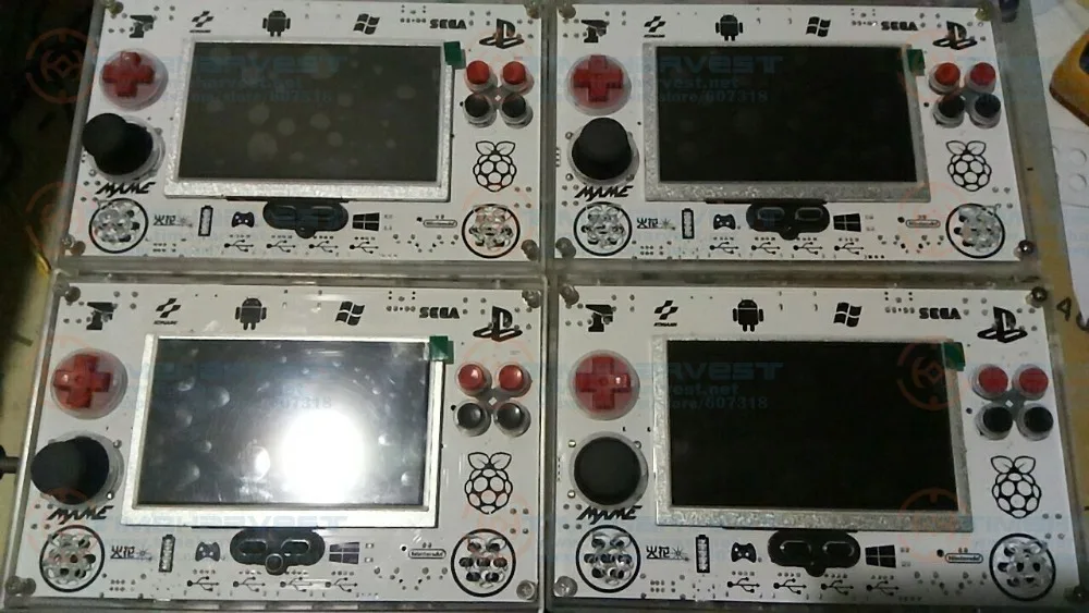 DIY портативная горизонтальная версия карманная мини-аркадная игра 5' lcd Raspberry Pi 3B 64G карта, которую нужно заказать и получить в течение 20 дней