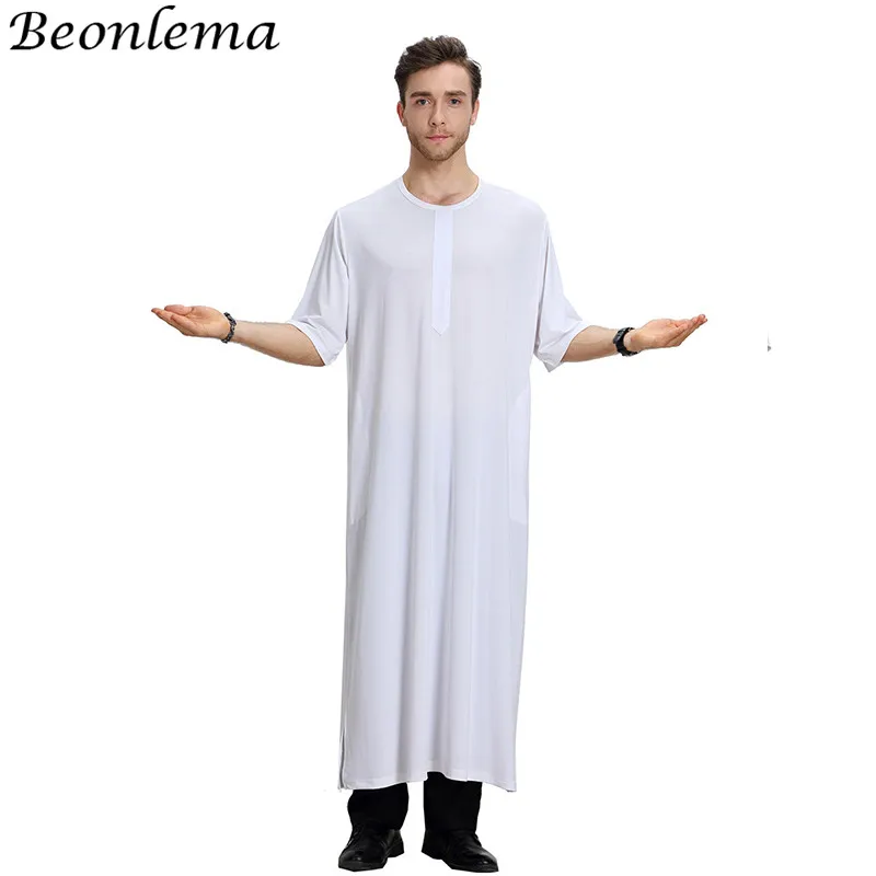 Beonlema мусульманская одежда кафтан Homme исламский o образный вырез абайя Vestidos