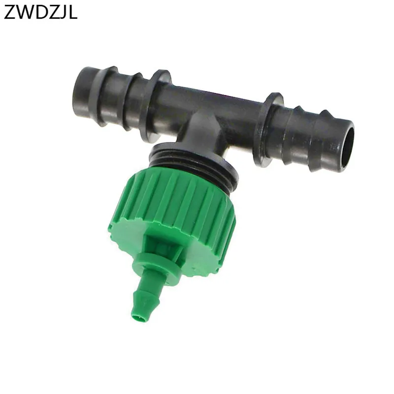 

25pcs Garden Hose 16 To 4/7mm Barb Tee Connectors 1/2 To 1/4" Reducing Coupler Water Divider Adapter