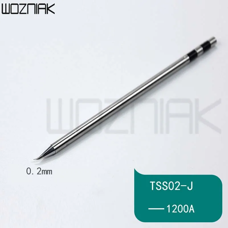 Оригинальный быстрый TS1200A Бессвинцовая припойная очищайте жало паяльника ручка