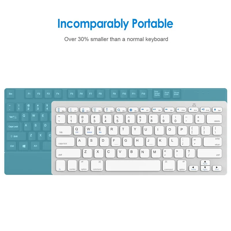 Bluetooth Keyborads тонкий беспроводной Русский Испанский корейский французский арабский для IPAD2345 Mac ios Android windows для телефона планшета ноутбука