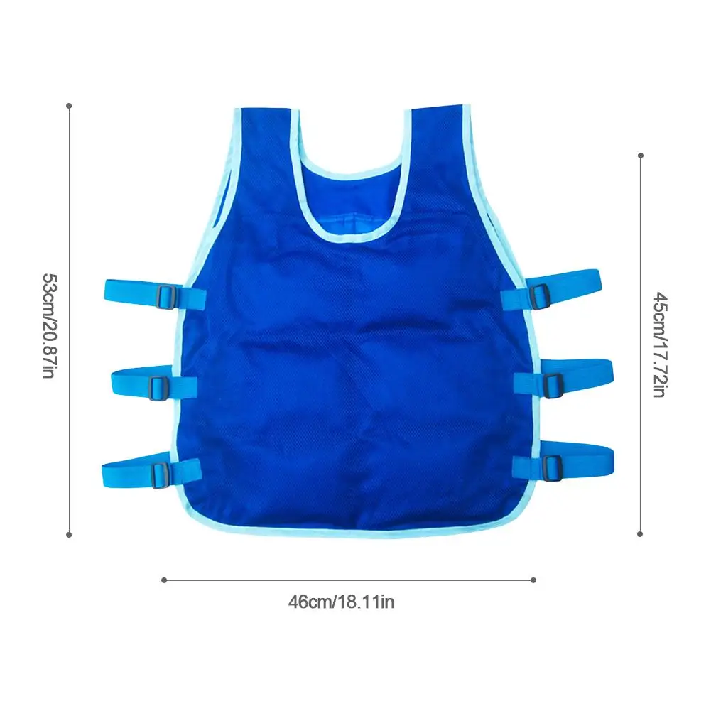 

Outdoor Riding Fishing Cooling Vest Can Put 16 Ice Packs Without Water For Men And Women Vest With 24 Ice Packs 2 Storage Bags