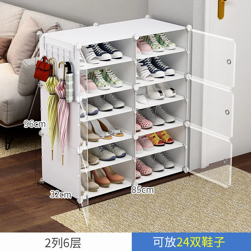 DIY Multi-layer Economical Simple Shoe Cabinet Economize Space Doorway Cabinets Dustproof Home Shoe Shelf Cabinet High Quality
